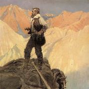 NC Wyeth The Prospector oil painting artist